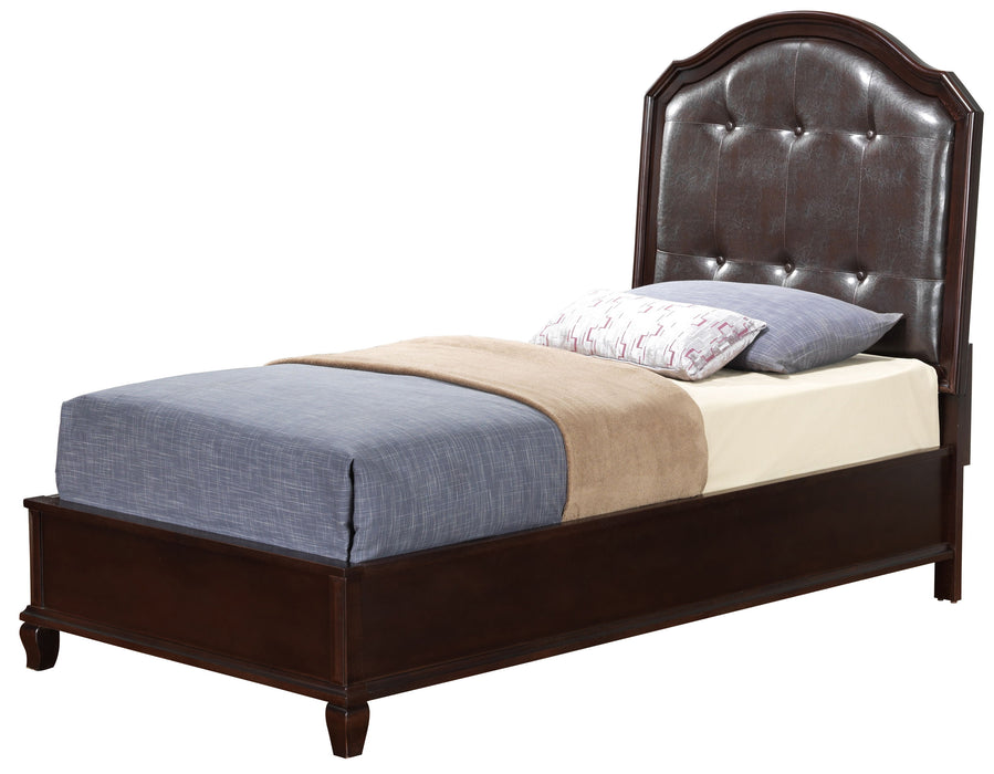 Triton - G9000A-TB Twin  Bed - Cappuccino