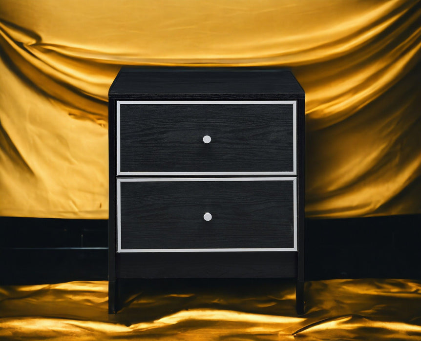 Jabir - Accent Table With Variety / Selection - Black / Silver