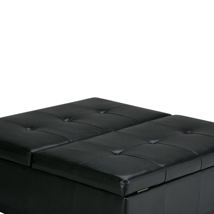 Dover - Square Coffee Table Storage Ottoman