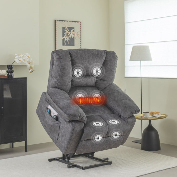 Power Lift Recliner Chair Sofa With Massage