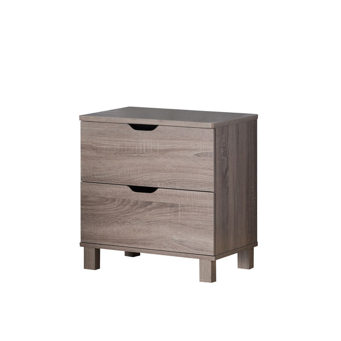 2 Drawer Bedroom Nightstand Dresser