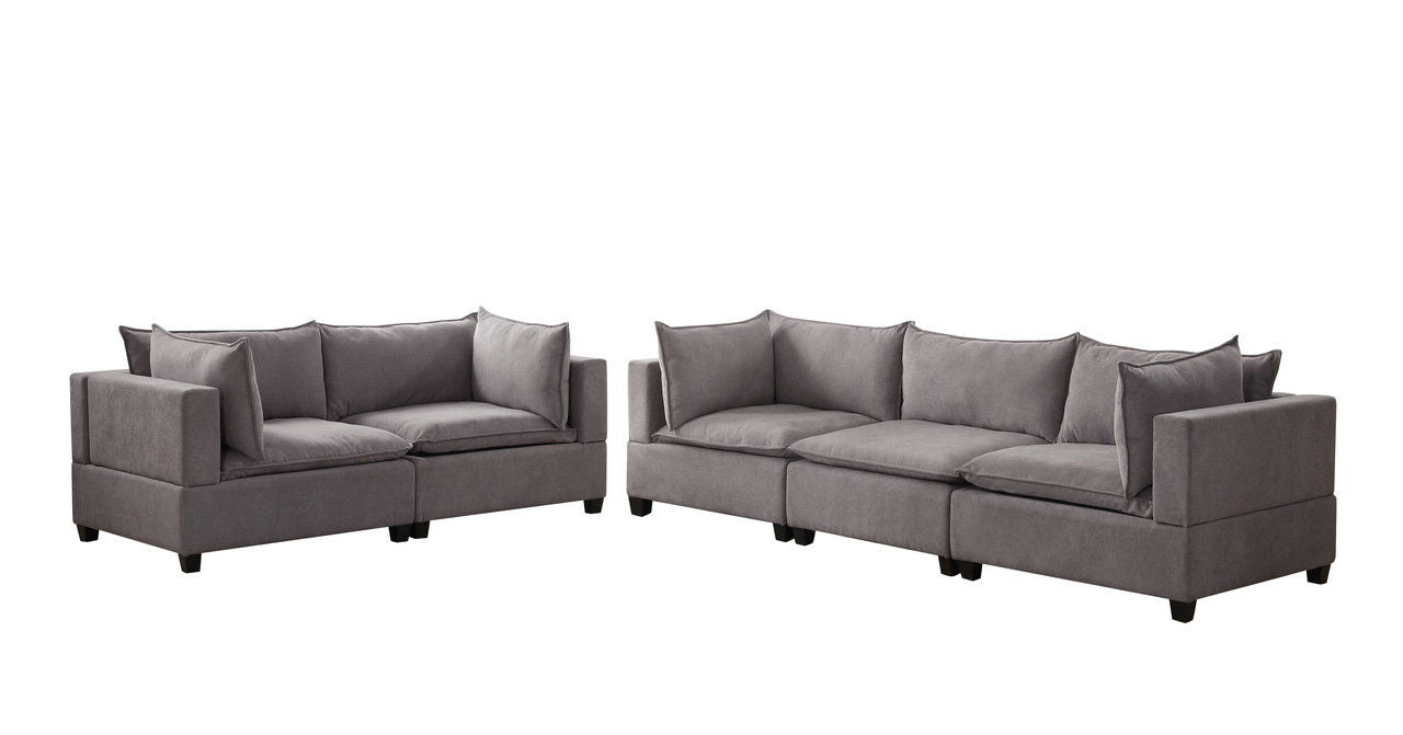 Madison - Fabric Sofa Loveseat Living Room (Set of 2)