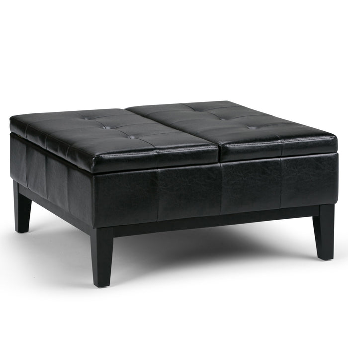 Dover - Square Coffee Table Storage Ottoman