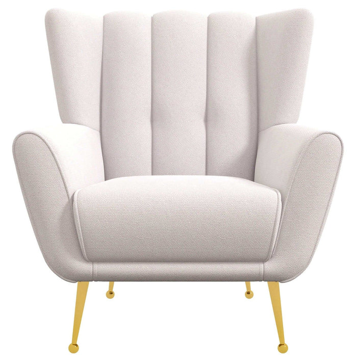 Gianna - Mid-Century Modern Tufted French Boucle Armchair