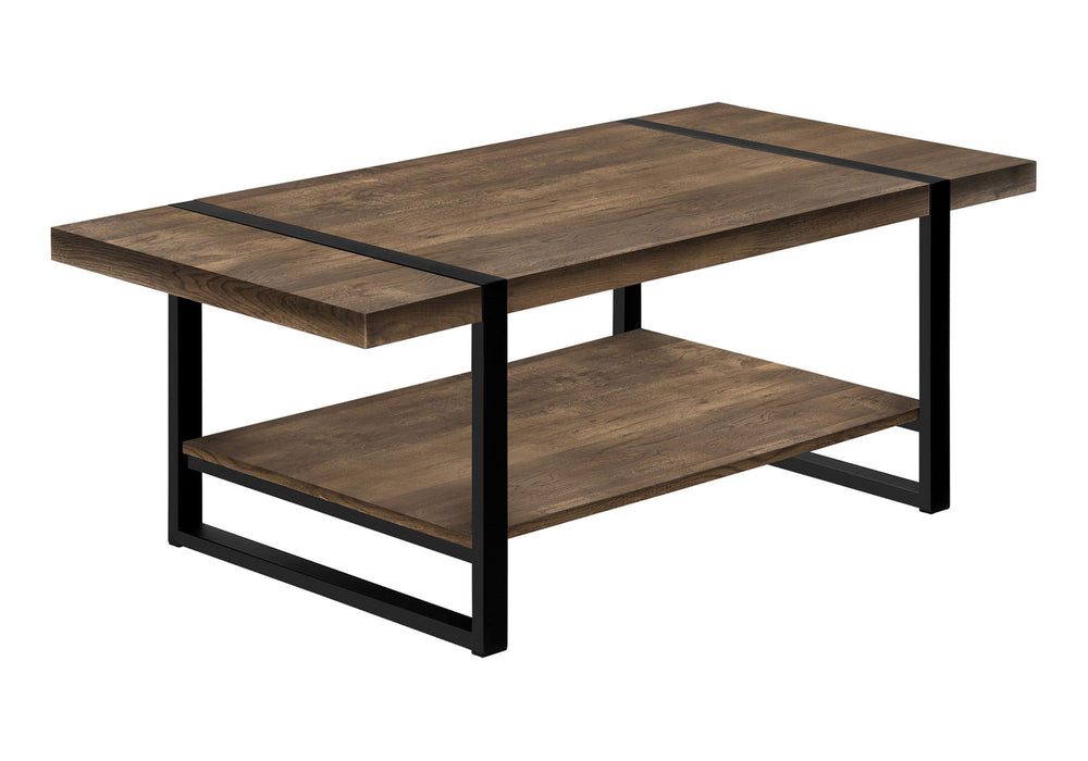 Coffee Table, Accent, Cocktail, Rectangular, Living Room, Contemporary, Modern - Brown