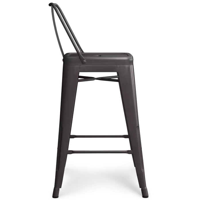 Rayne - 24" Metal Counter Height Stool (Set of 2)