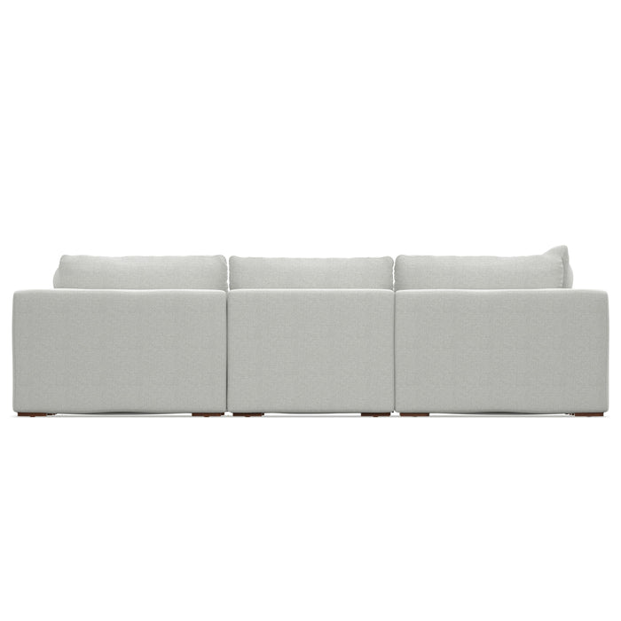 Jasmine - Pit Sectional Sofa - Cloud Gray