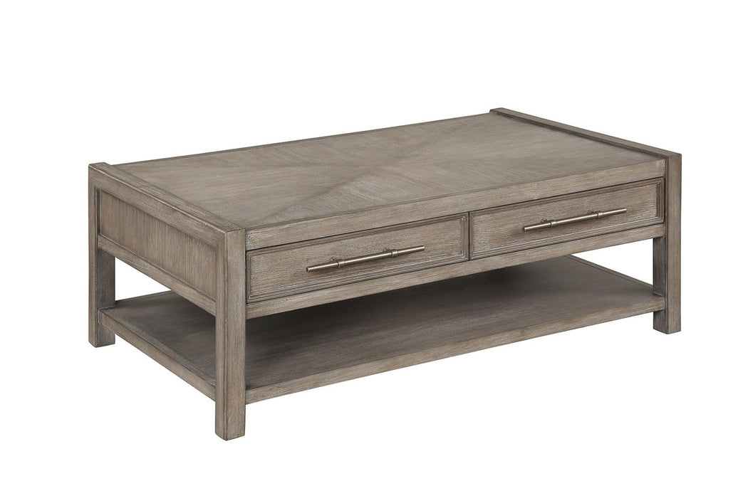 Bridgevine Home - Cypress Lane 50" Coffee Table - White Oak Finish