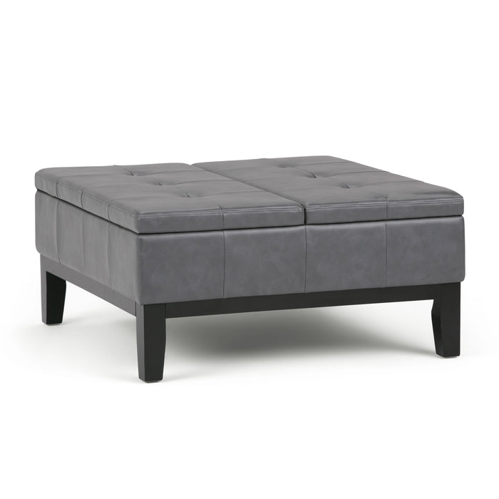 Dover - Square Coffee Table Storage Ottoman