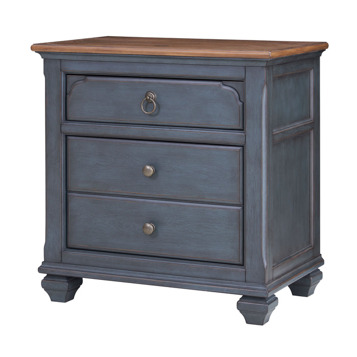 Americana - Nightstand - Corduroy Blue