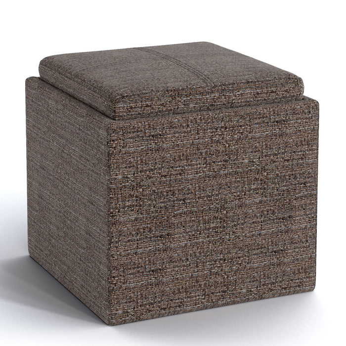 Rockwood - Cube Storage Ottoman with Tray