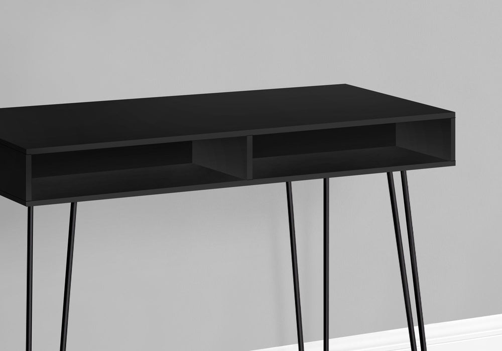 Computer Desk, Home Office, Laptop, Left And Right Set-Up, Storage Drawers, Work, Contemporary, Modern - Black