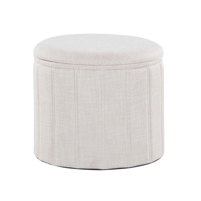 Lindsey - Contemporary / Glam Folding Storage Ottoman