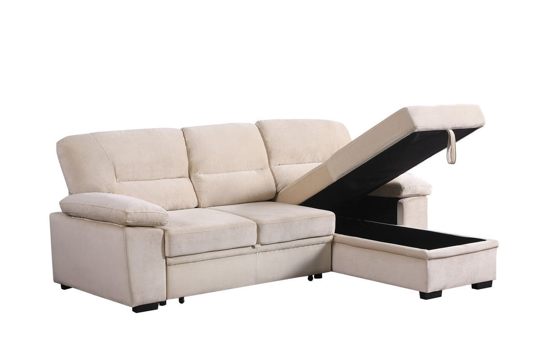 Kipling - Reversible Sleeper Sectional Sofa Chaise