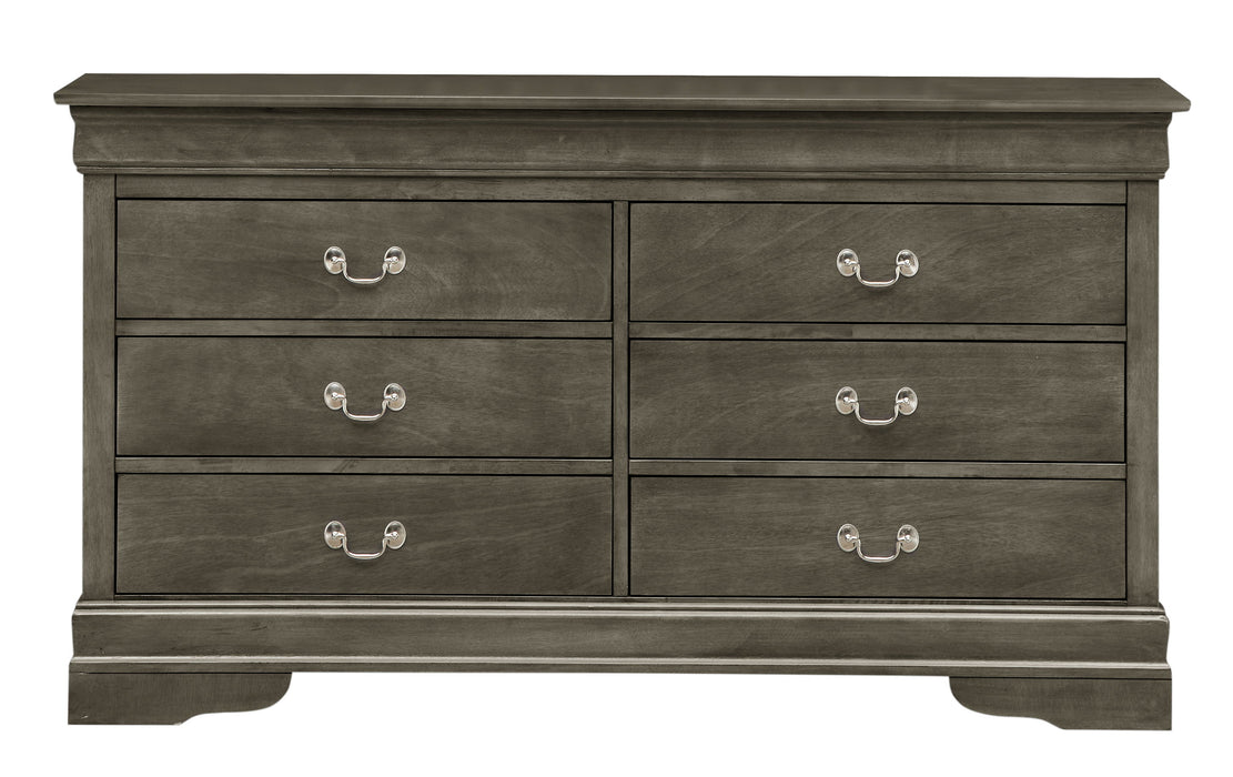 Louis Phillipe - 6-Drawer Dresser