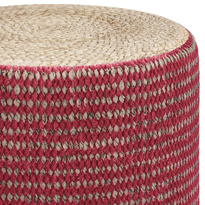 Larissa - Round Braided Pouf