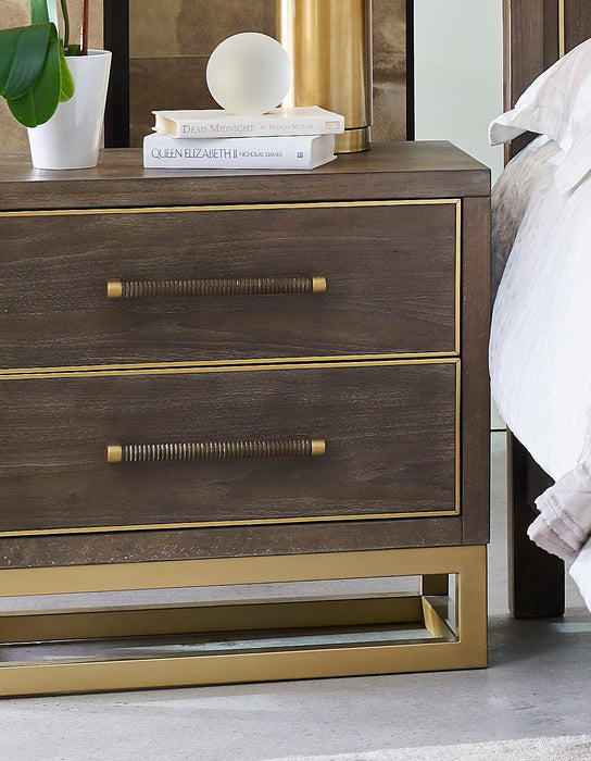 Bridgevine Home - Tango 2 Drawer Nightstand - Sandblasted Walnut Finish