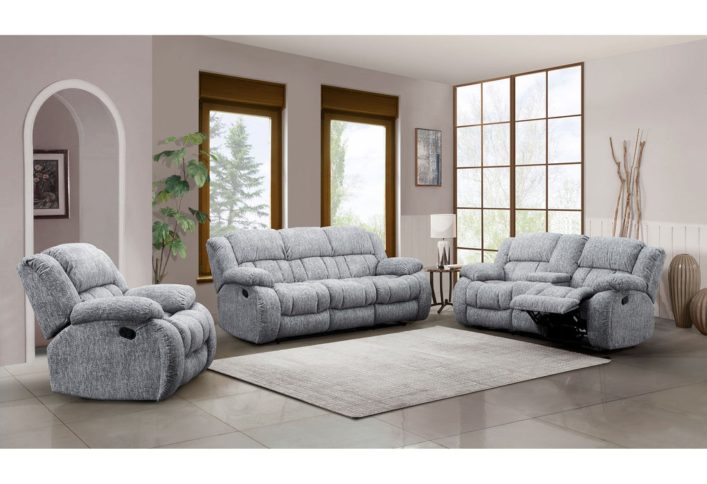 Stonic - Reclining Sofa - Gray