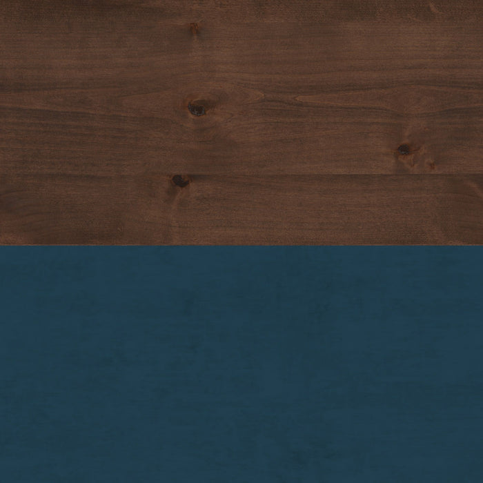 Nantucket - Writing Desk - Blue Denim, Whiskey