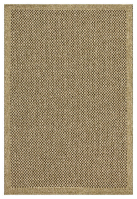 Earth - 2'7" X 7'3" Polypropylene Indoor / Outdoor Area Rug - Jute / Mocha