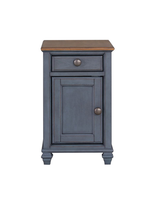 Americana - 14" Chairside Table - Blue