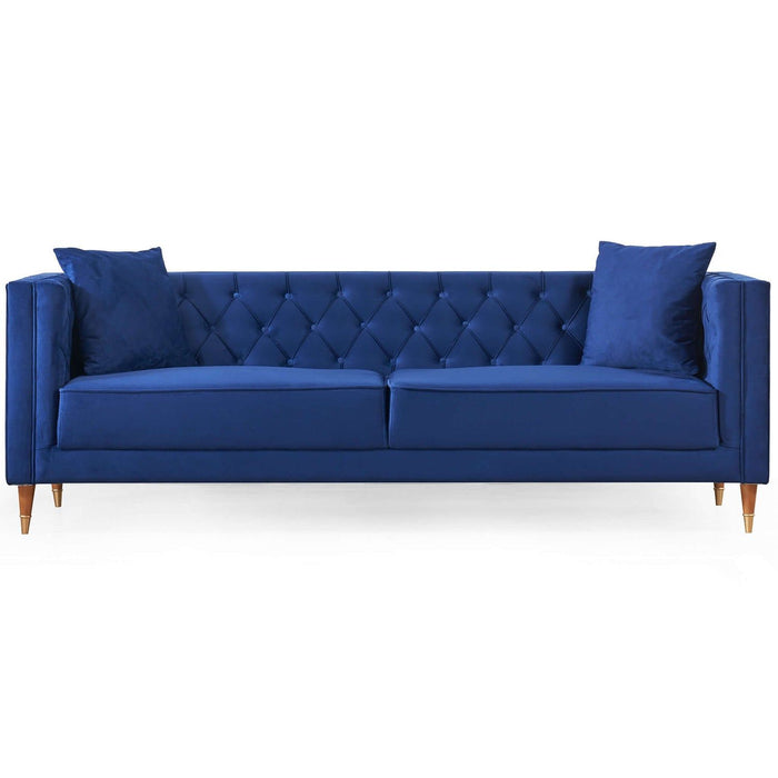 Autumn - Velvet Sofa - Blue