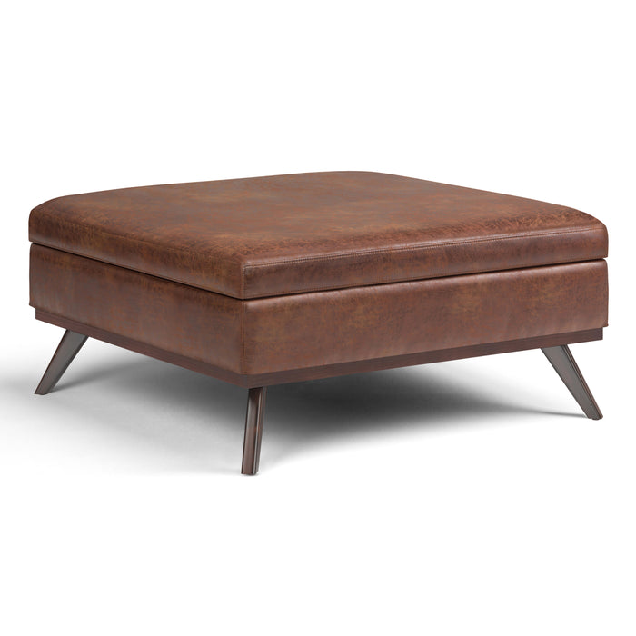 Owen - XL Square Coffee Table Storage Ottoman