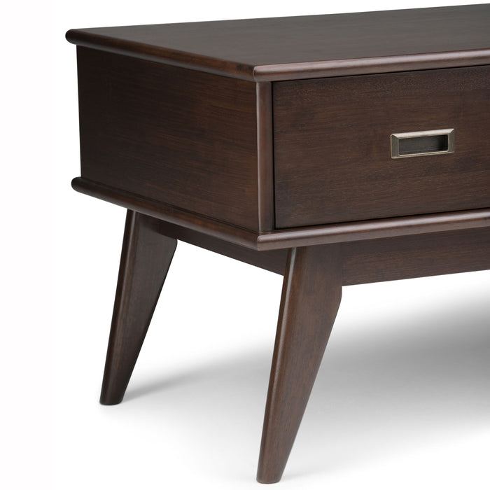 Draper - Mid Century Coffee Table - Medium Auburn Brown