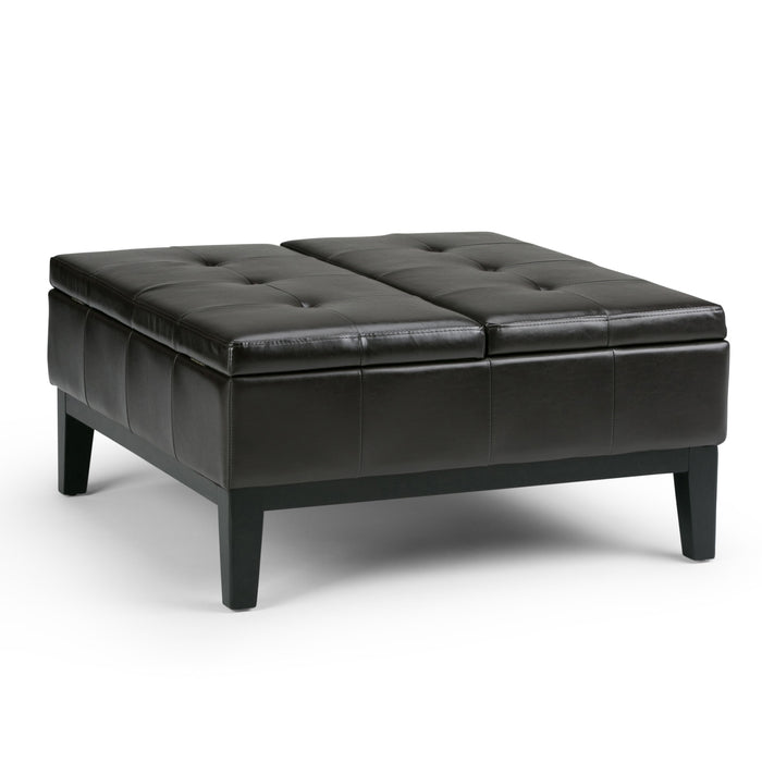 Dover - Square Coffee Table Storage Ottoman