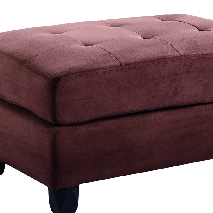 Chic Lounge Ottoman - Chocolate