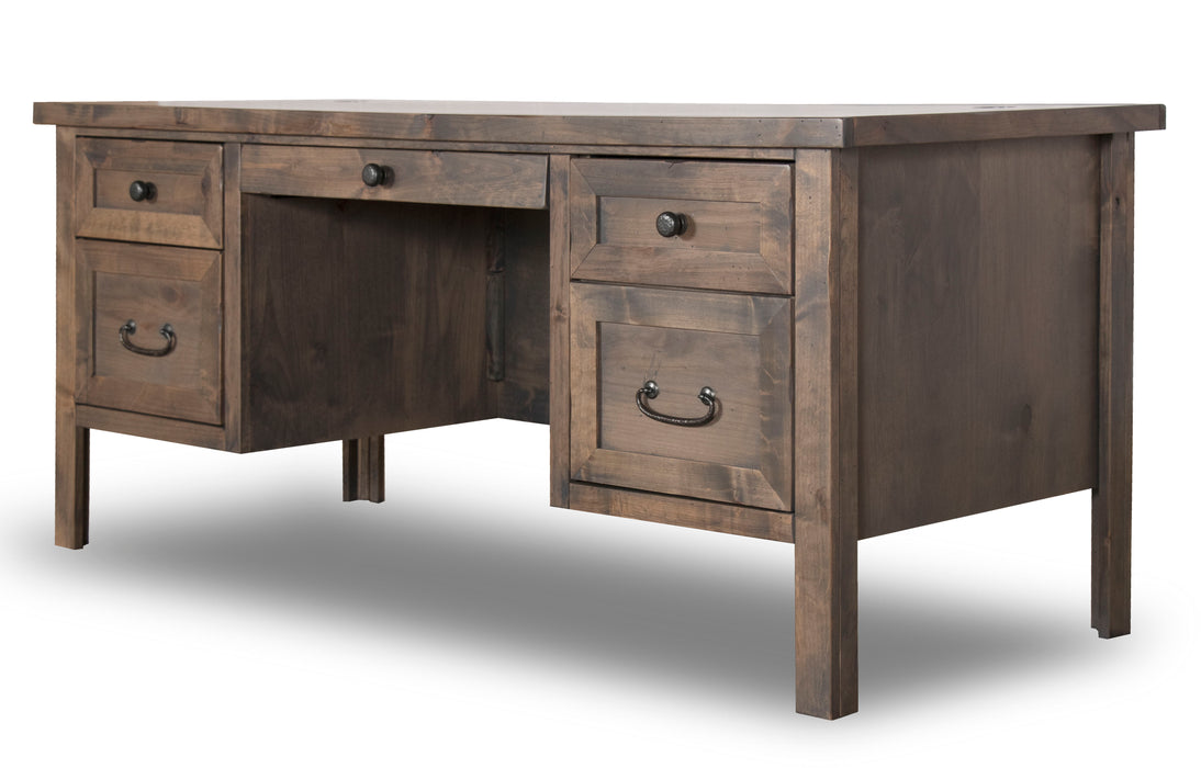 Joshua Creek - Executive Desk - Barnwood