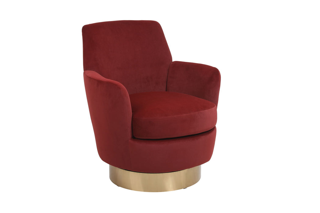 Swivel Barrel Chair, Swivel Accent Chairs Armchair For Living Room, Reading Chairs For Bedroom Comfy, Round Barrel Chairs With Gold Stainless Steel Base