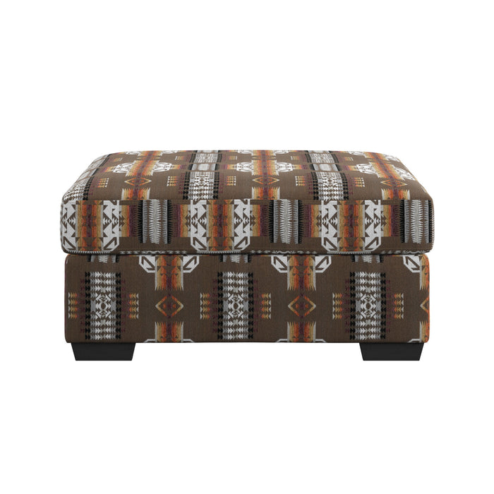 Fangio - Storage Ottoman - Brown