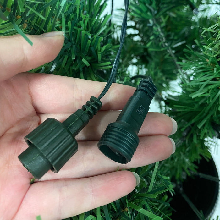 Pre-lit Christmas Tree 4-Piece Set - Dark Green