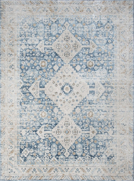 Noble - 5'3" X 7'3" Area Rug - Blue / Polyester