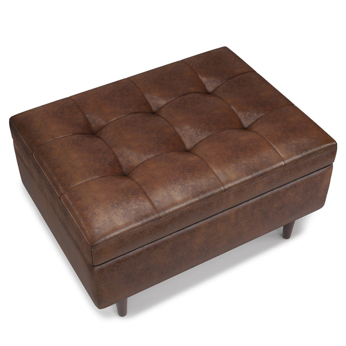 Shay - Mid Century Small Coffee Table Storage Ottoman