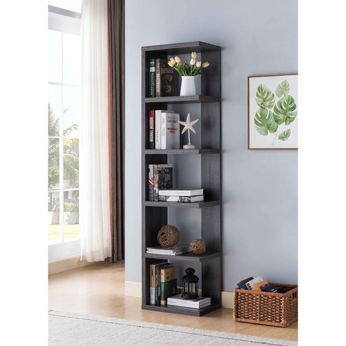 Book Stand, Home Display Bookcase With 5-Tier Shelves