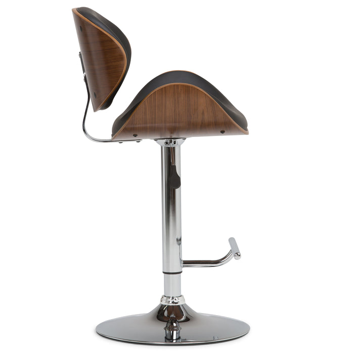 Marana - Bentwood Adjustable Swivel Bar Stool