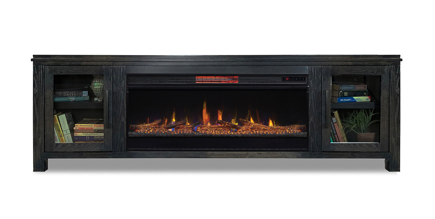 Tybee - Electric Fireplace TV Console For TVs Up To 95" - Clove