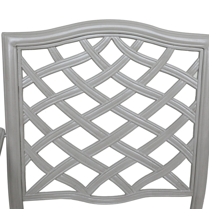 Outdoor Aluminum C Spring Chair (Set of 2) - Basalt