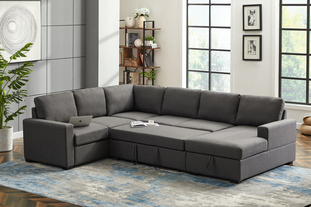 Ketterman - 4 Piece Upholstered Sectional