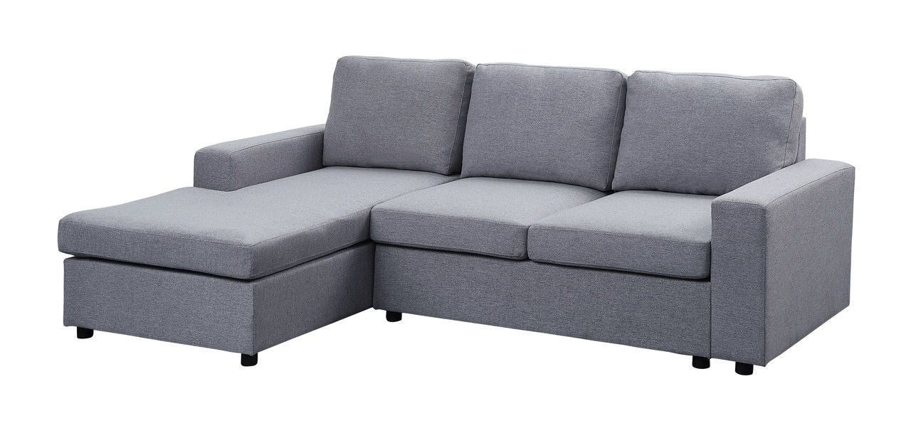 Aurelle - Linen Reversible Sectional Sofa Chaise