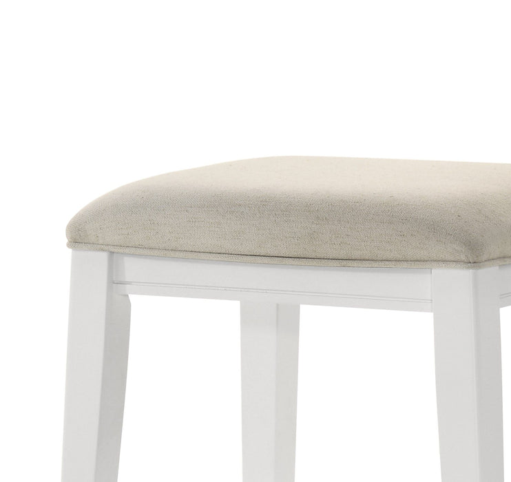 Sasha - 17" Counter Height Stool With Upholstered Seat