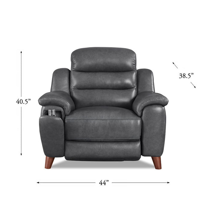 Dream - Power Headrest Zero Gravity Recliner - Steel Gray