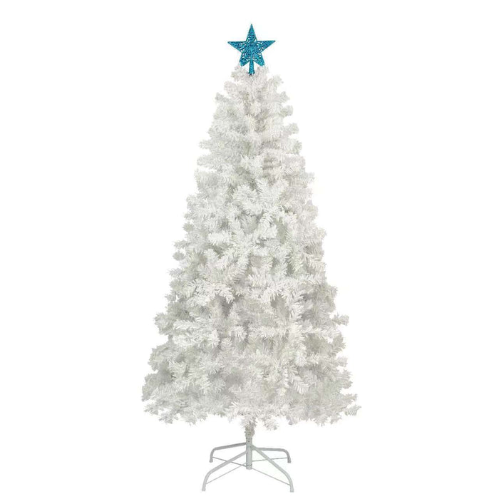 6ft PVC Christmas Tree with LED Lights - White