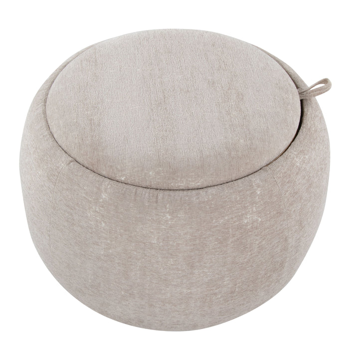 Tray - Pouf Contemporary Ottoman