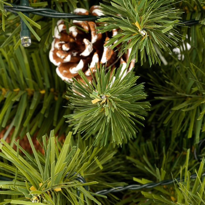 2 3FT Christmas Tree with LED Lights - Green