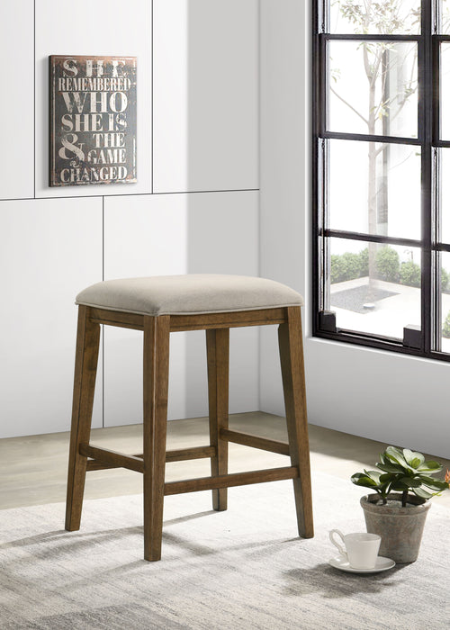 Sasha - 17" Counter Height Stool With Upholstered Seat