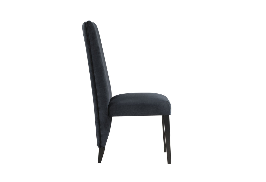 Stacey - Velvet Dining Chair (Set of 2) - Black