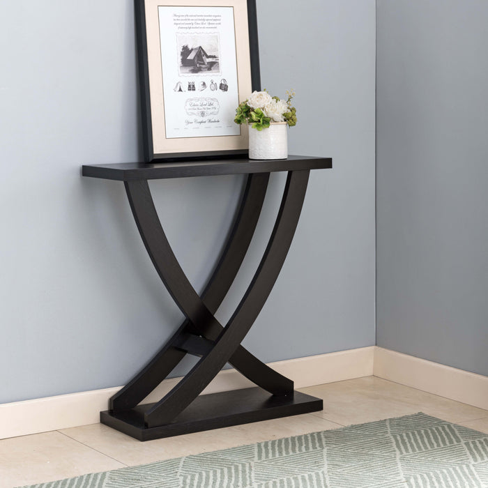 Curved Design Entryway Console Table